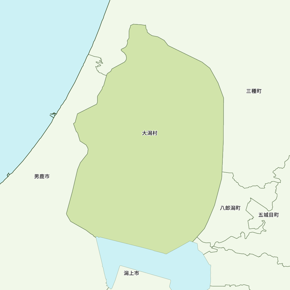 大潟村のGoogleMap