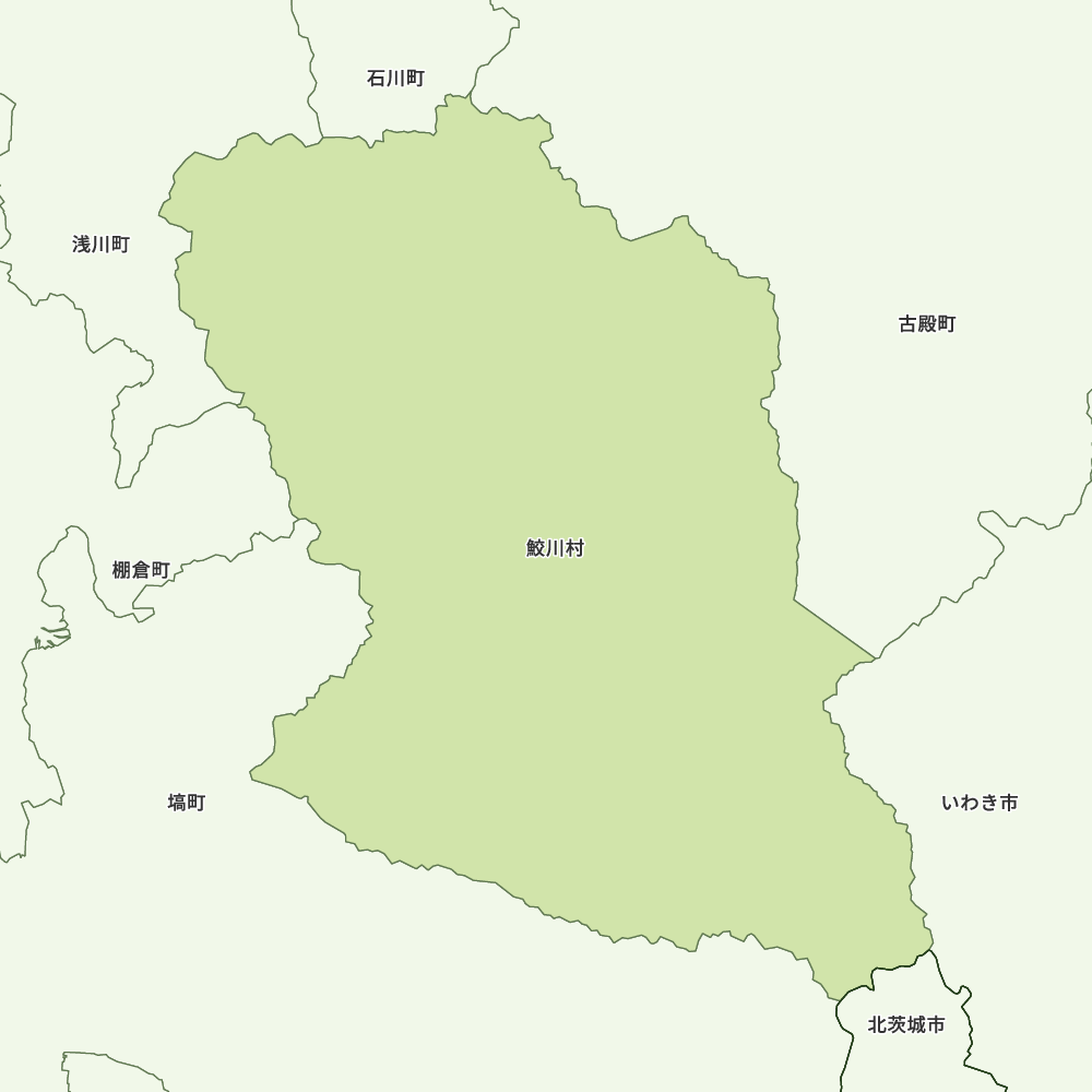 鮫川村のGoogleMap