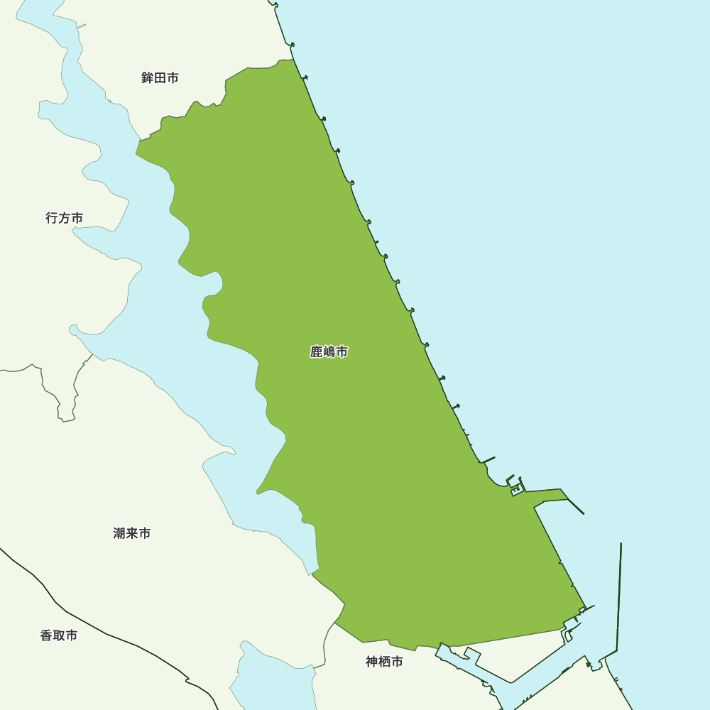 鹿嶋市のGoogleMap