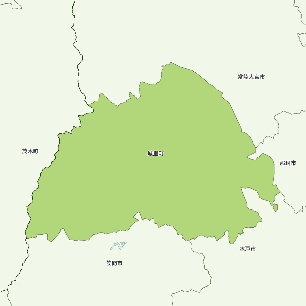 城里町のGoogleMap