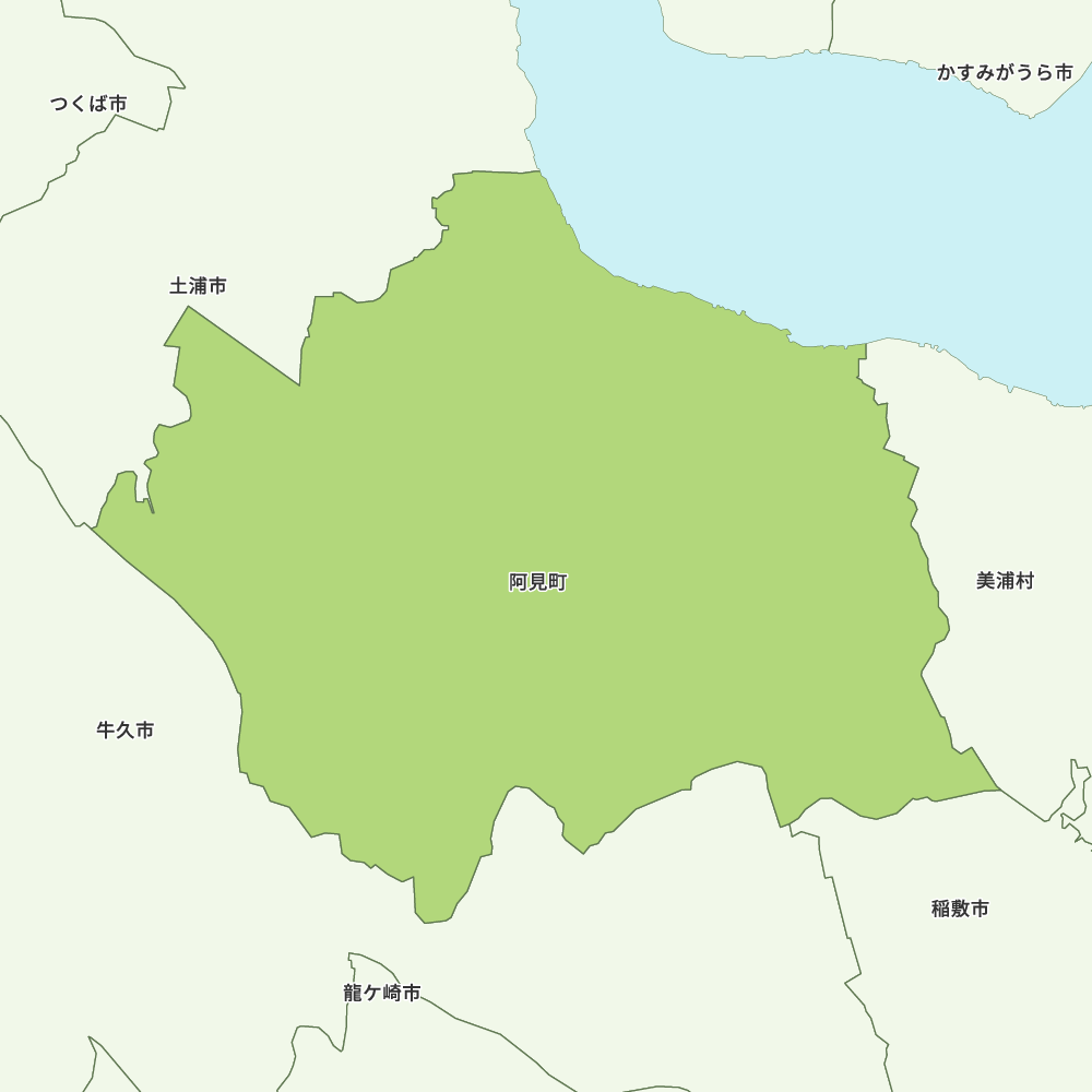 阿見町のGoogleMap