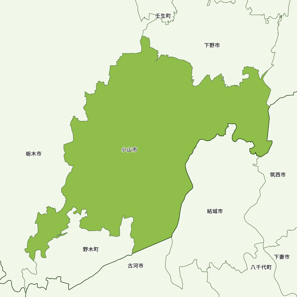 小山市のGoogleMap