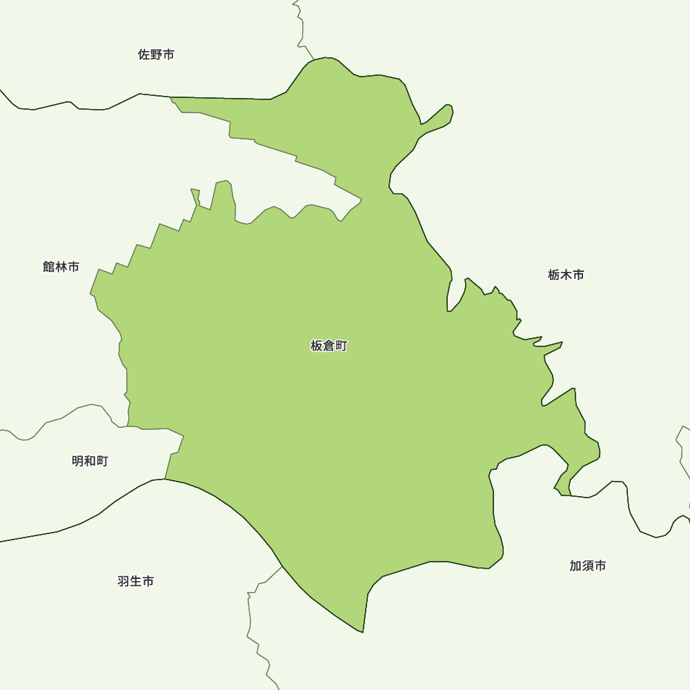 板倉町のGoogleMap