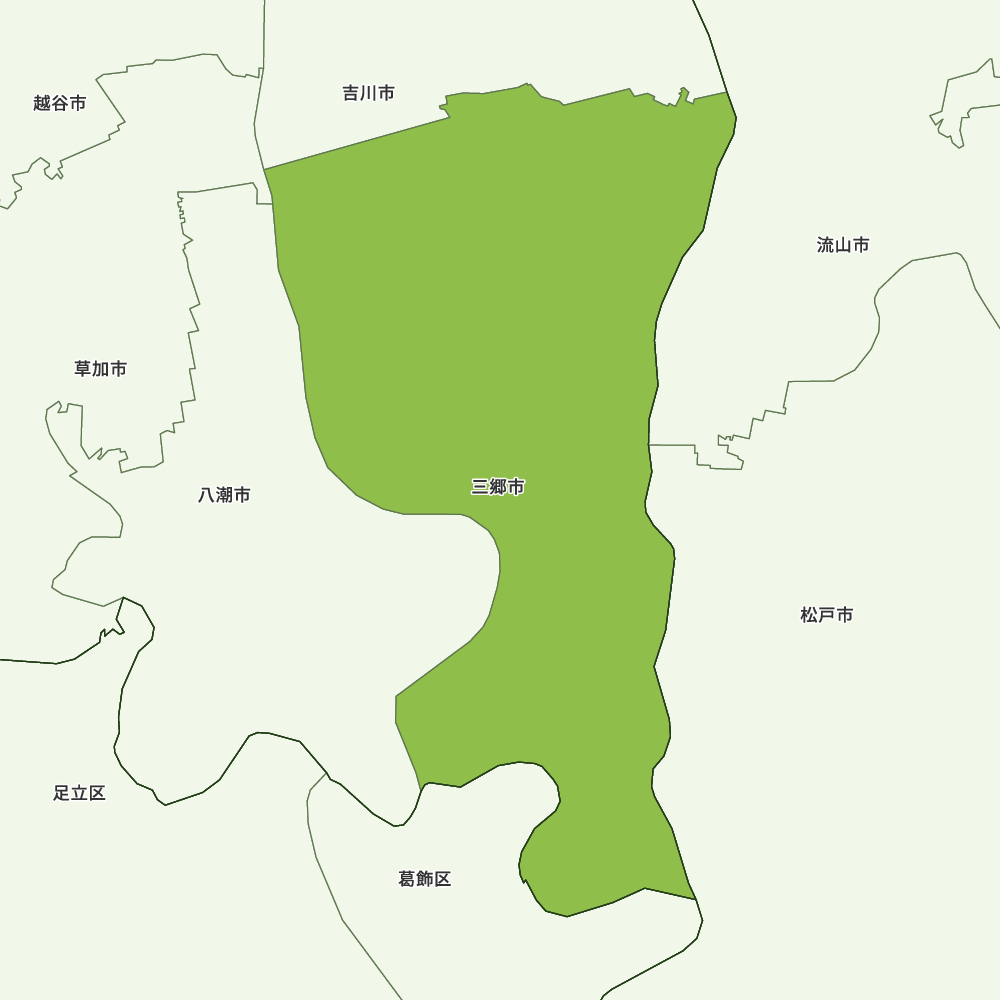 三郷市のGoogleMap