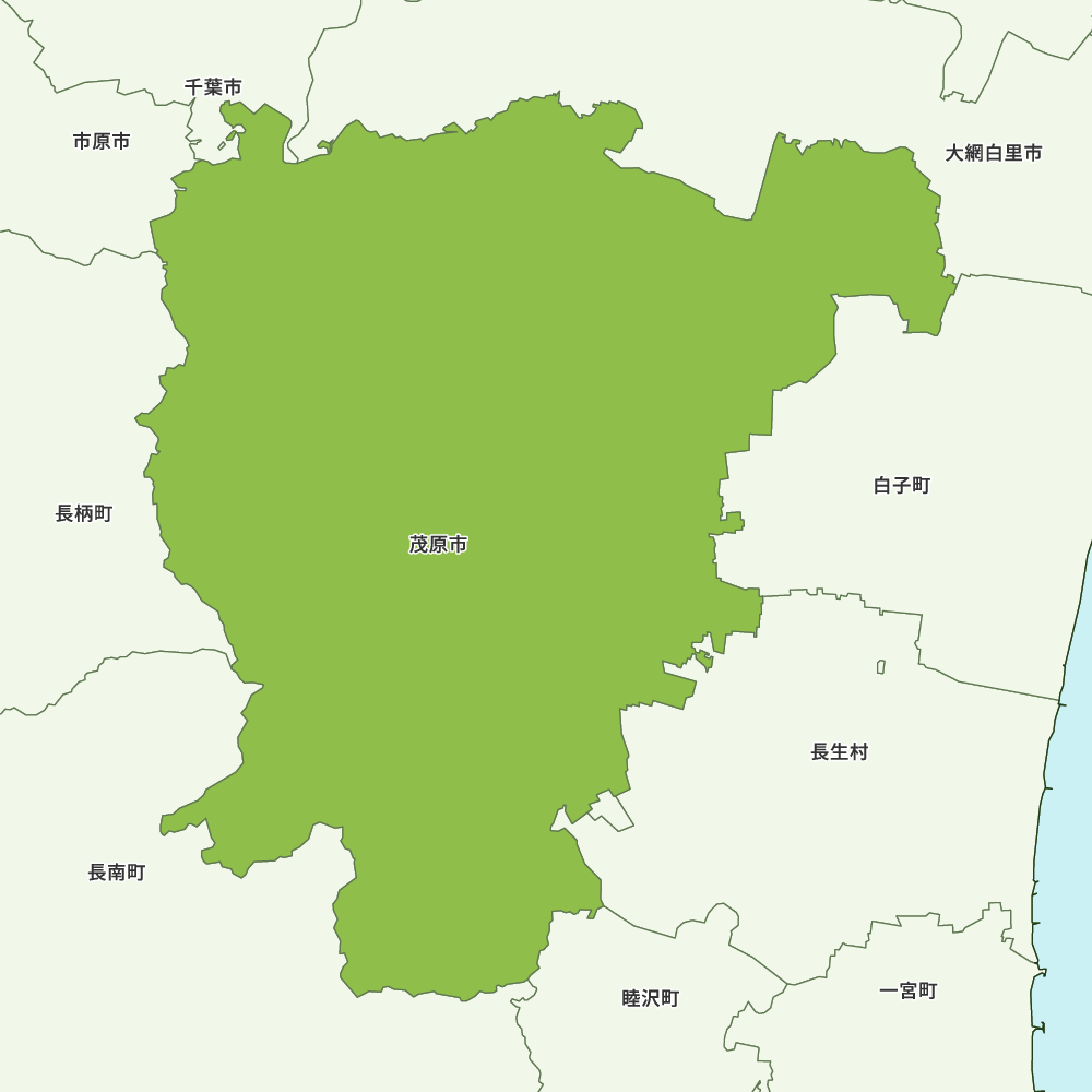 茂原市のGoogleMap