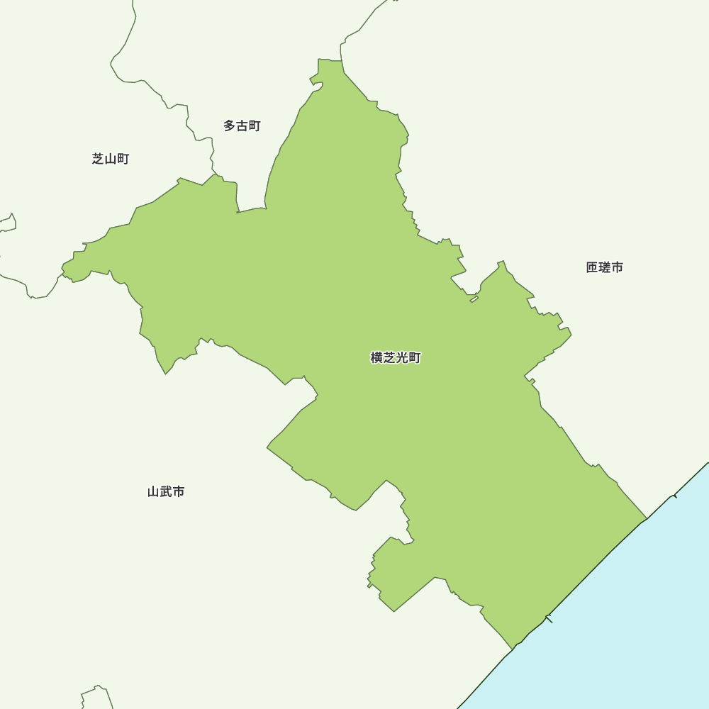 横芝光町のGoogleMap