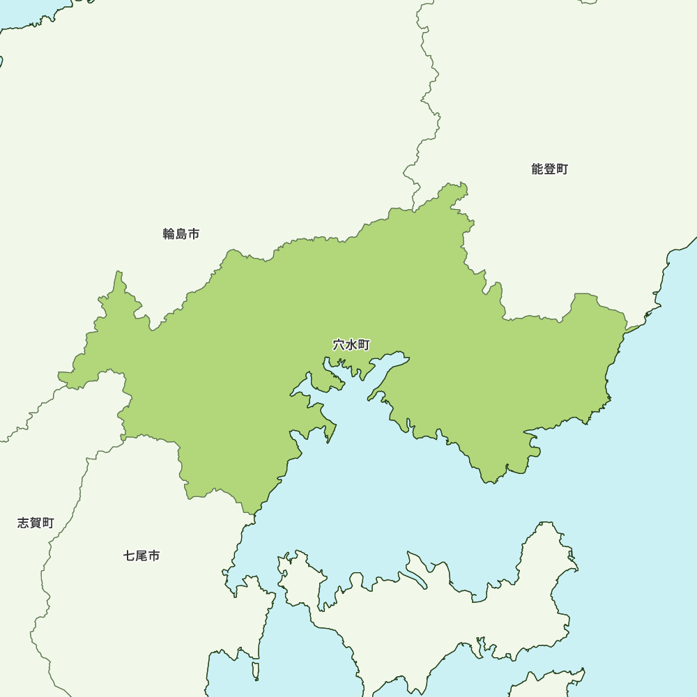 穴水町のGoogleMap