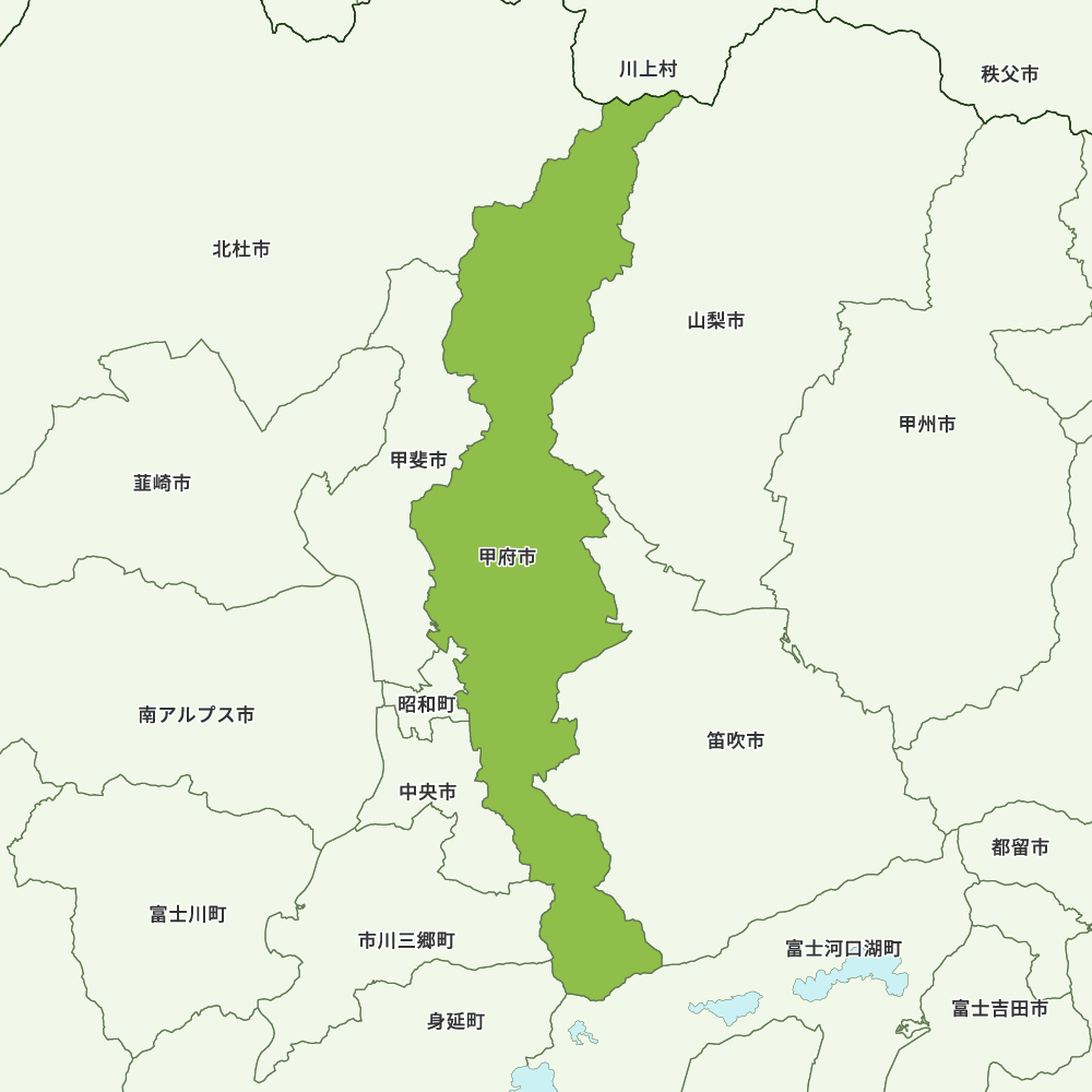 甲府市のGoogleMap