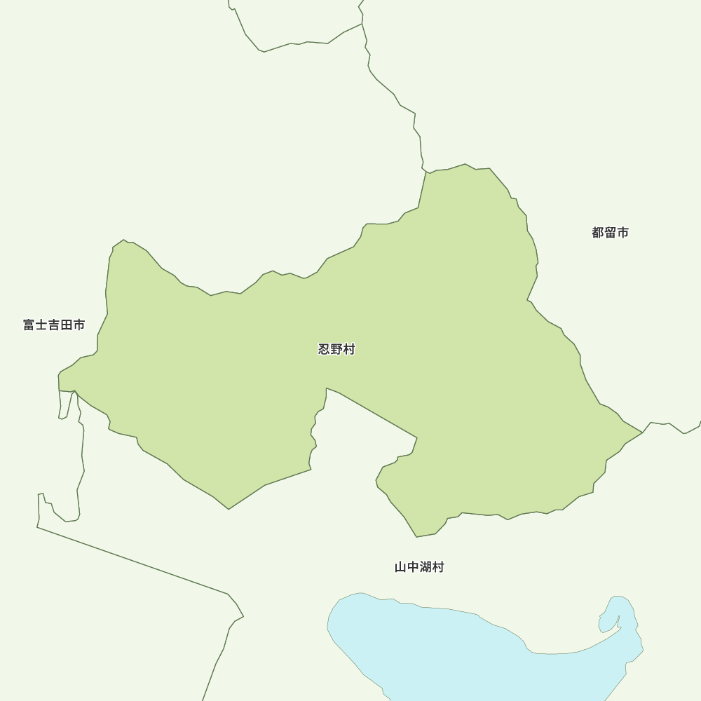 忍野村のGoogleMap