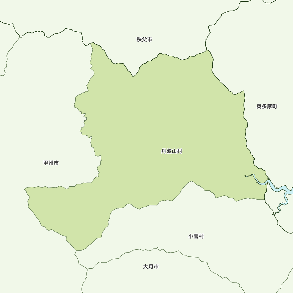 丹波山村のGoogleMap