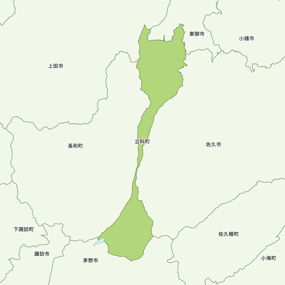 立科町のGoogleMap