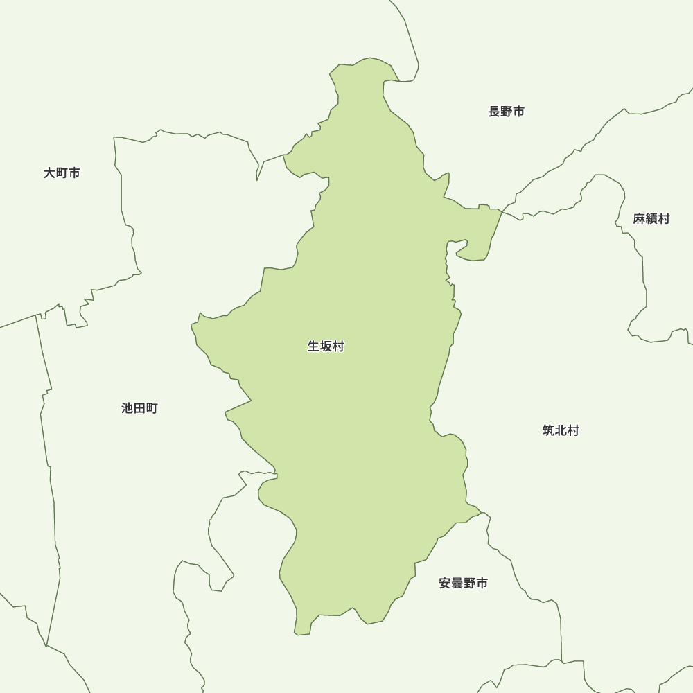 生坂村のGoogleMap