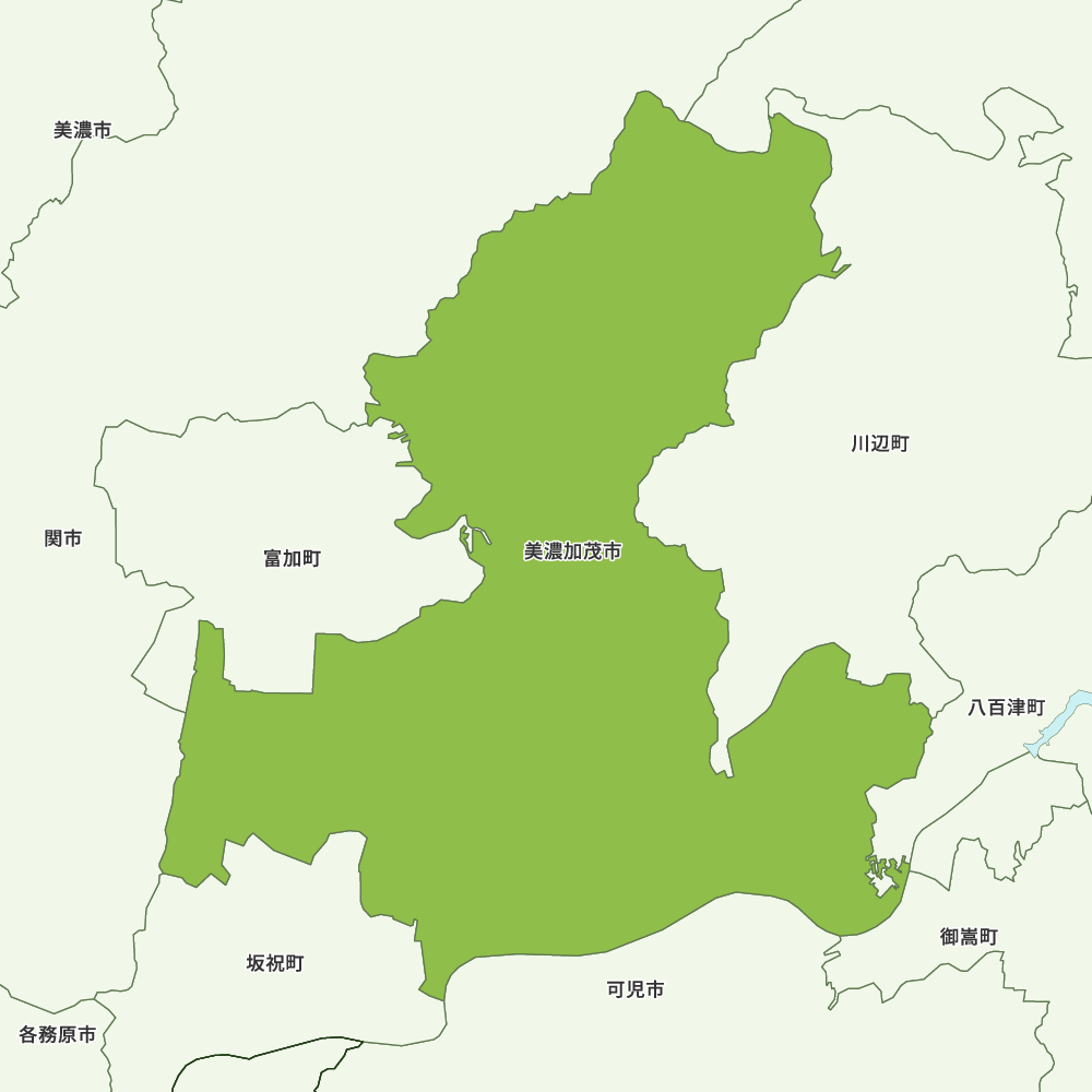 美濃加茂市のGoogleMap