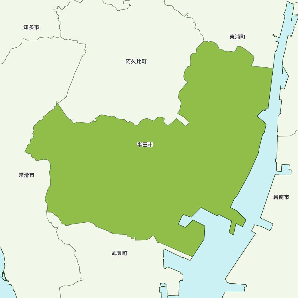 半田市のGoogleMap