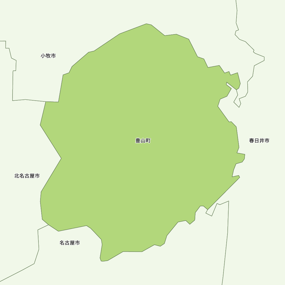 豊山町のGoogleMap