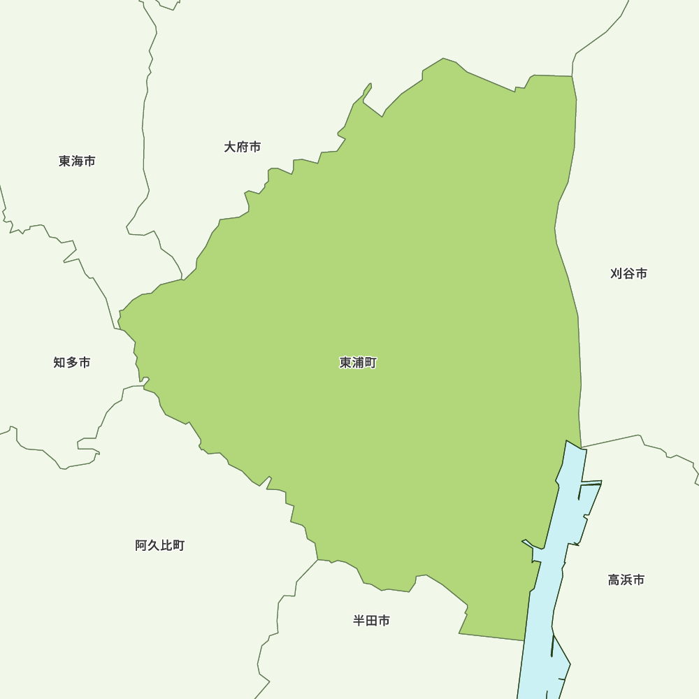 東浦町のGoogleMap