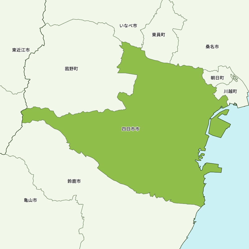 四日市市のGoogleMap