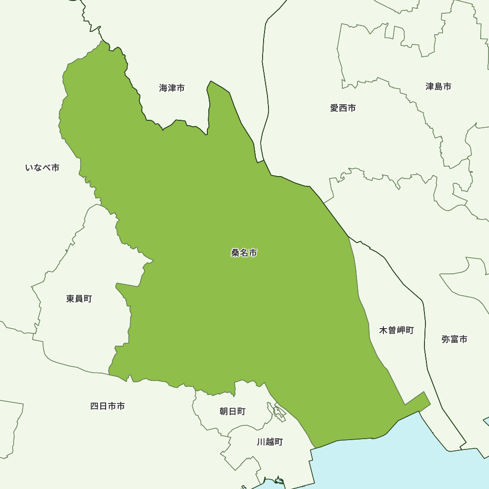 桑名市のGoogleMap