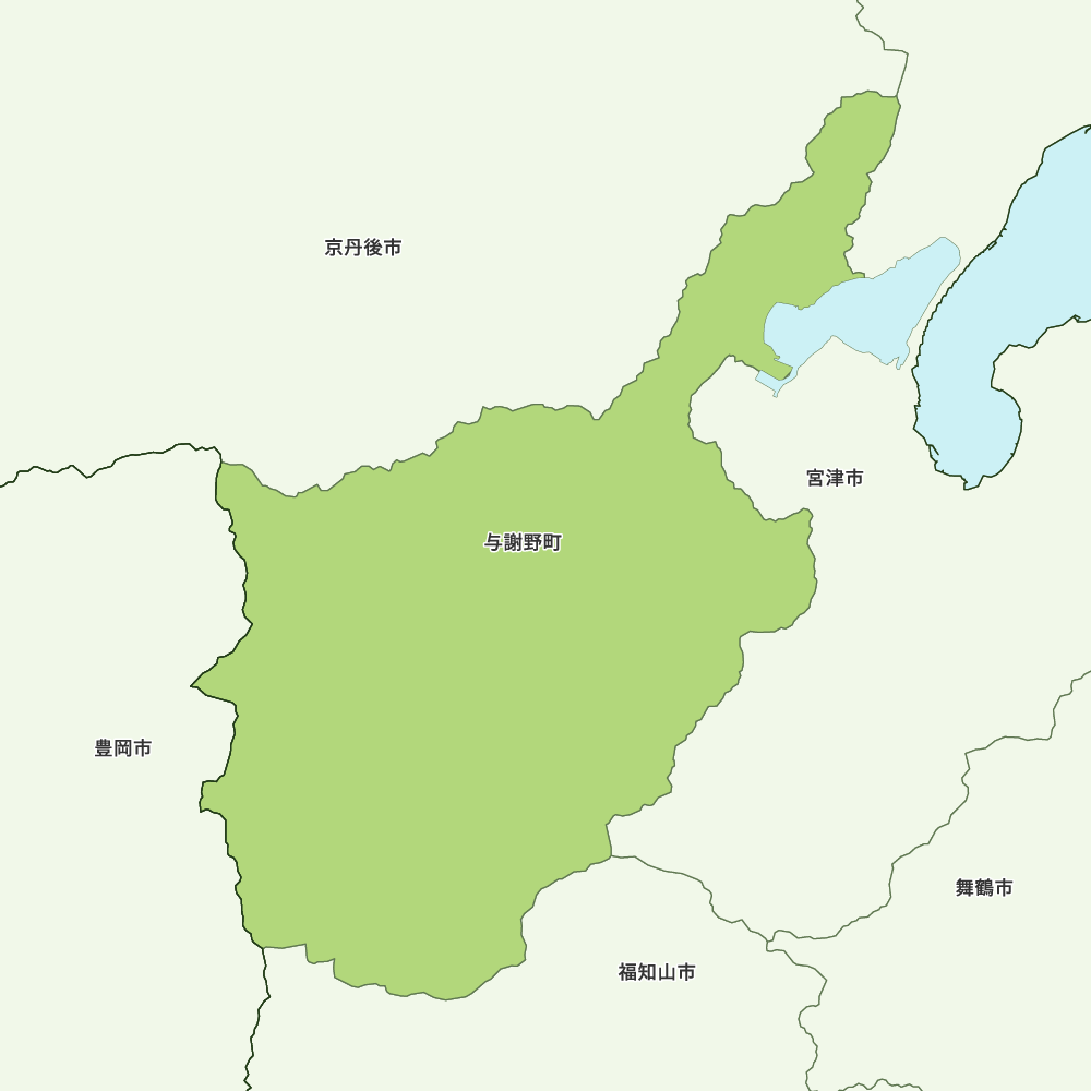 与謝野町のGoogleMap