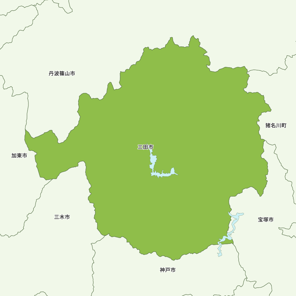 三田市のGoogleMap