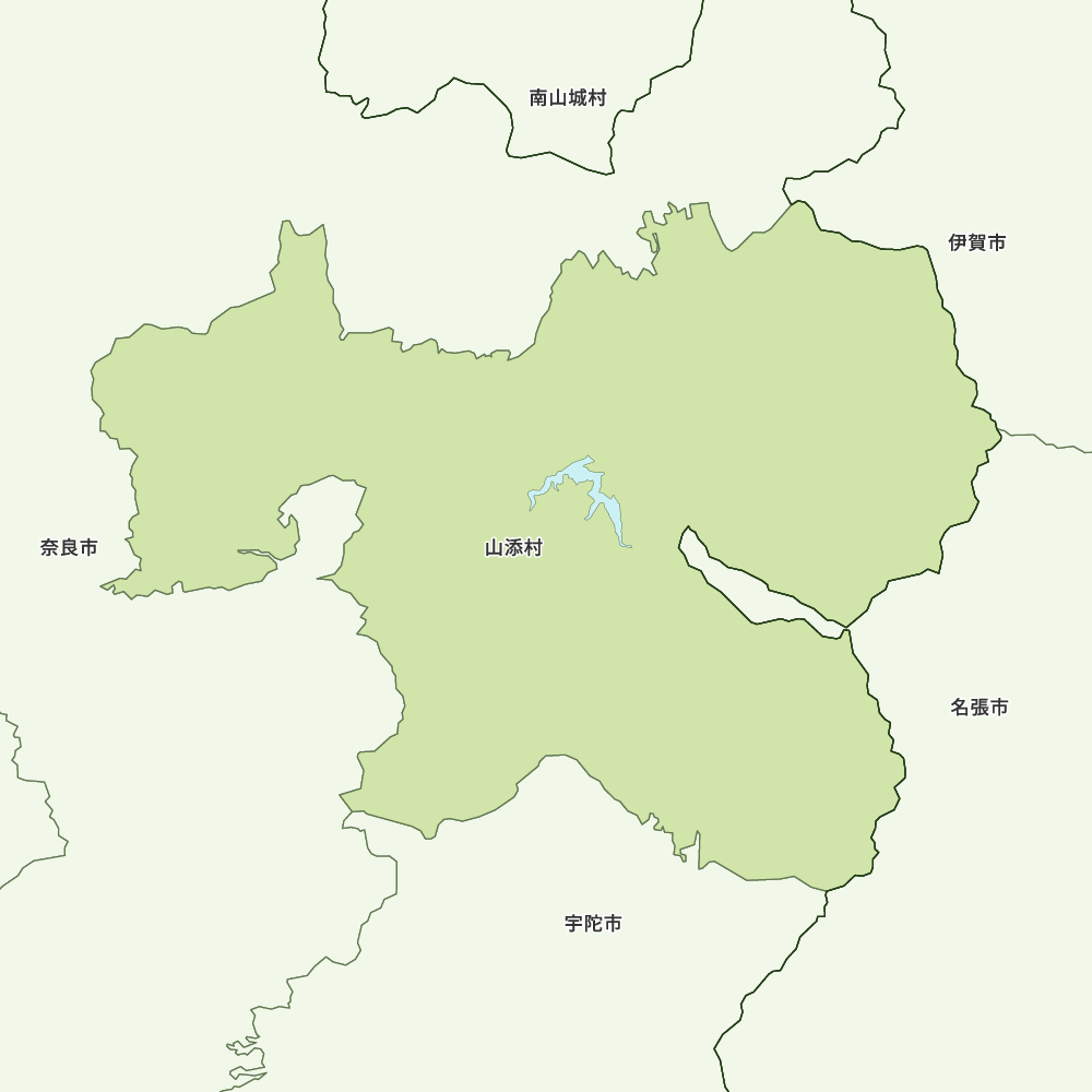 山添村のGoogleMap