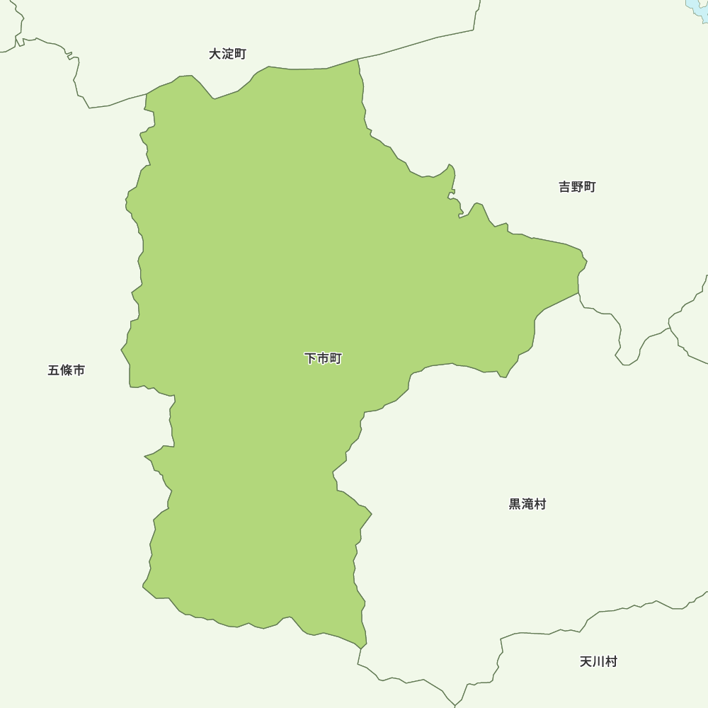 下市町のGoogleMap