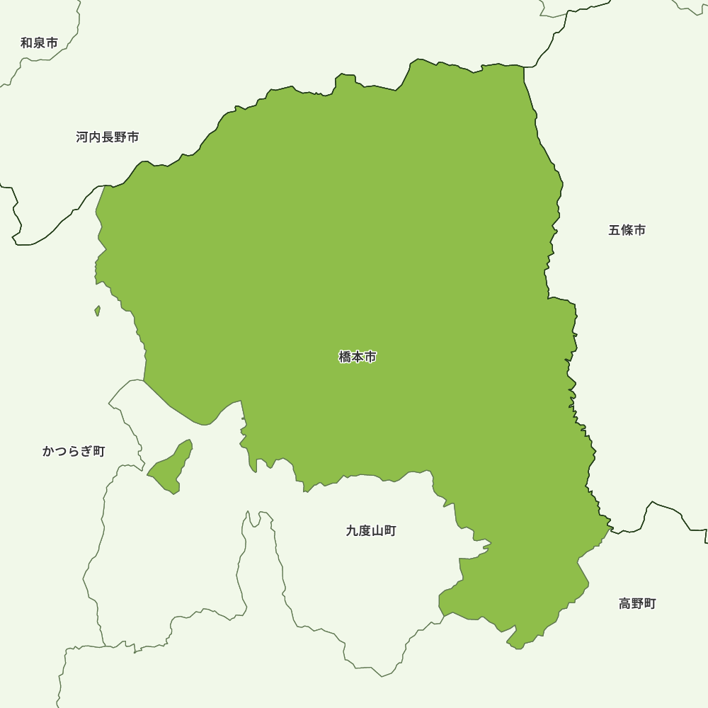 橋本市のGoogleMap