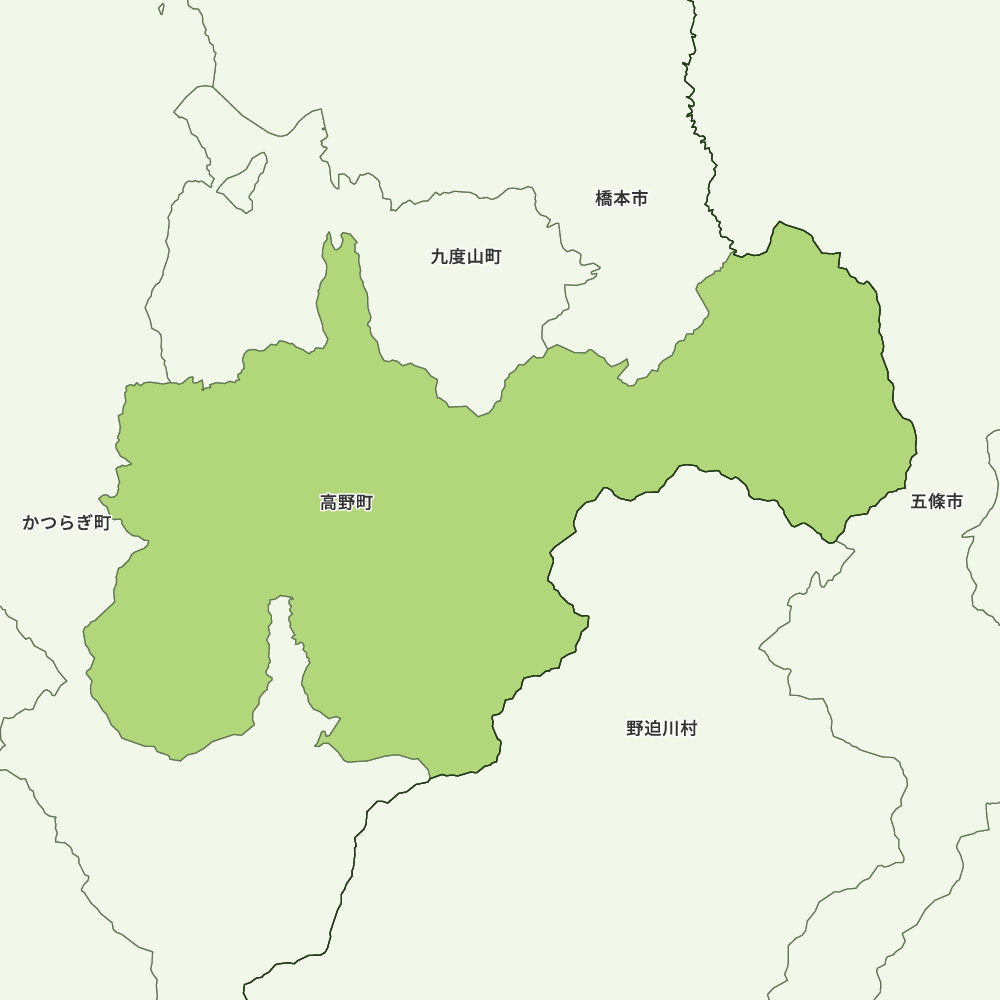 高野町のGoogleMap