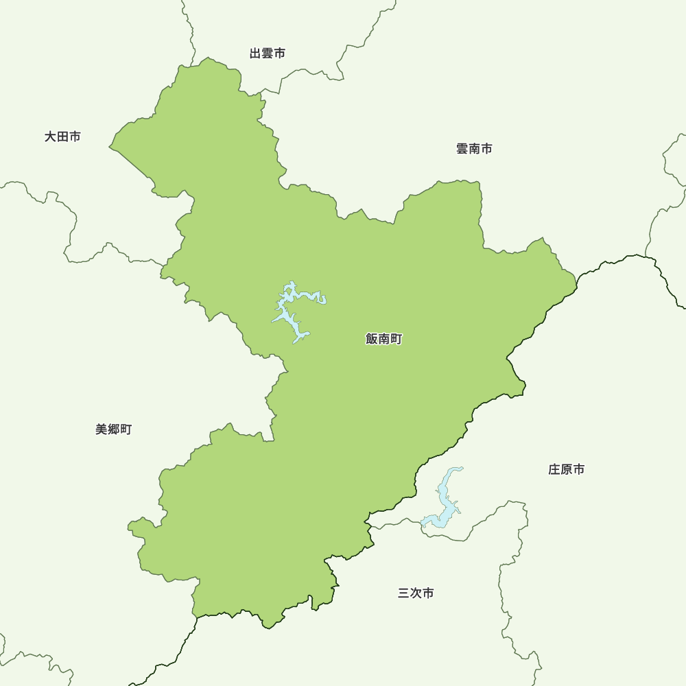 飯南町のGoogleMap