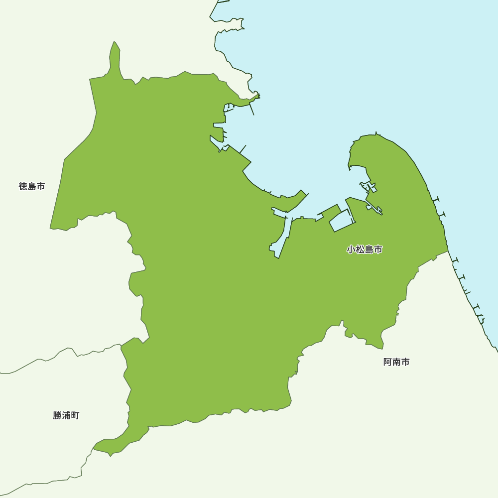 小松島市のGoogleMap