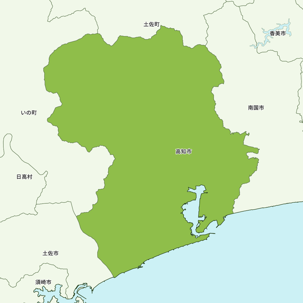 高知市のGoogleMap