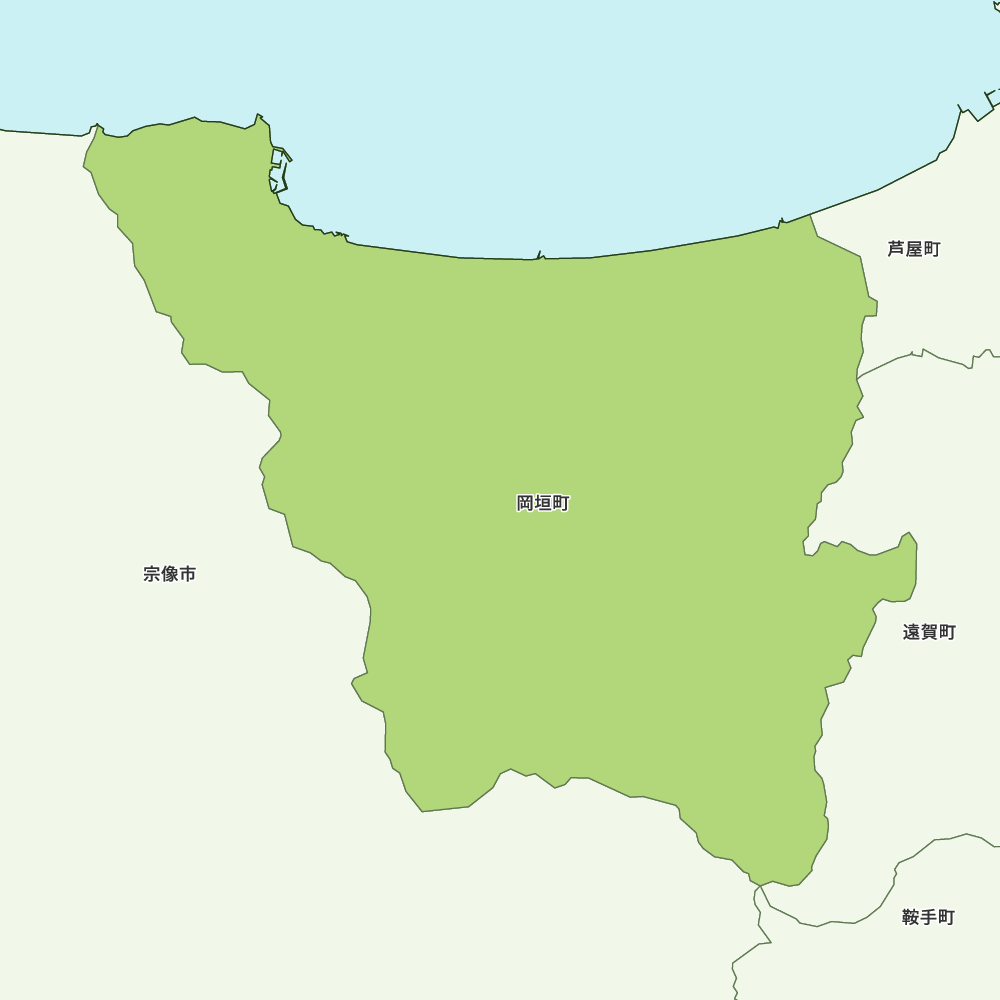 岡垣町のGoogleMap