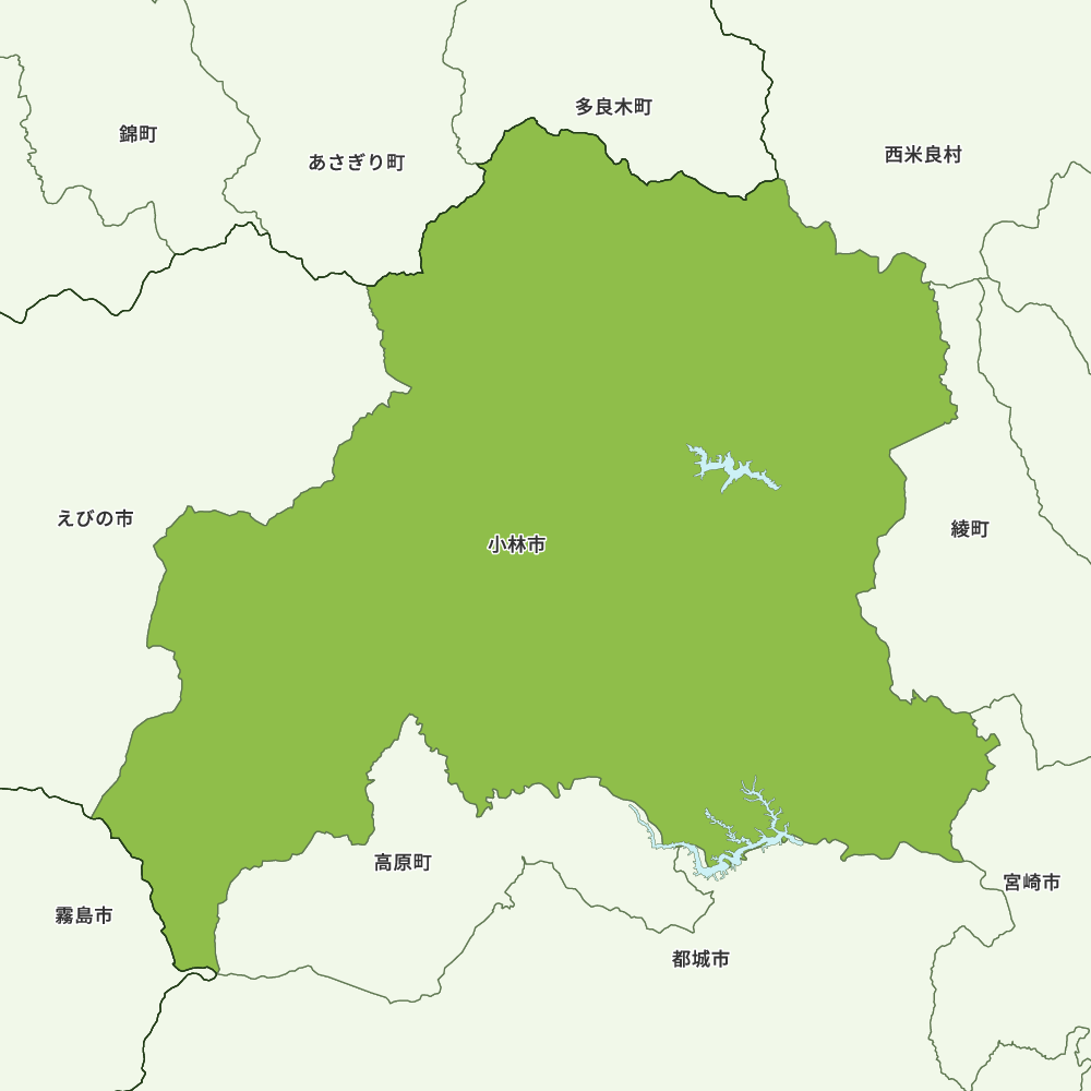 小林市のGoogleMap