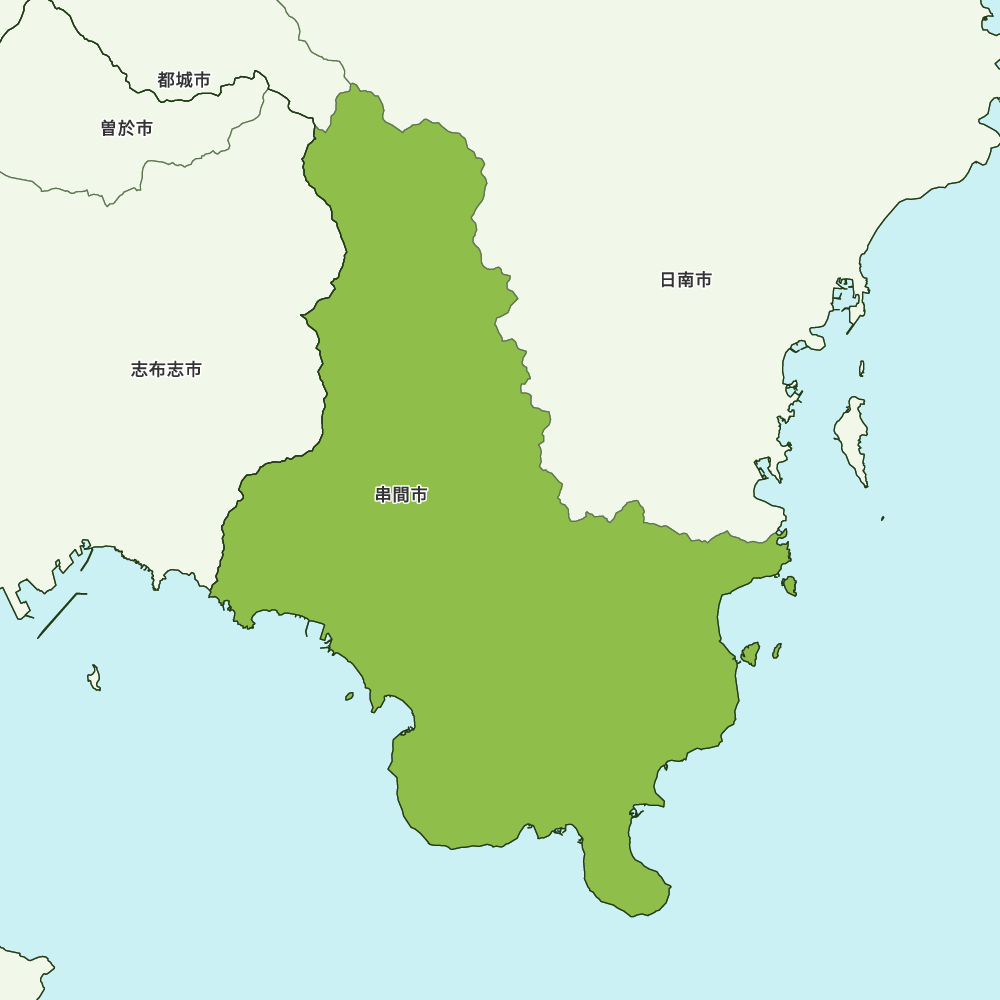 串間市のGoogleMap