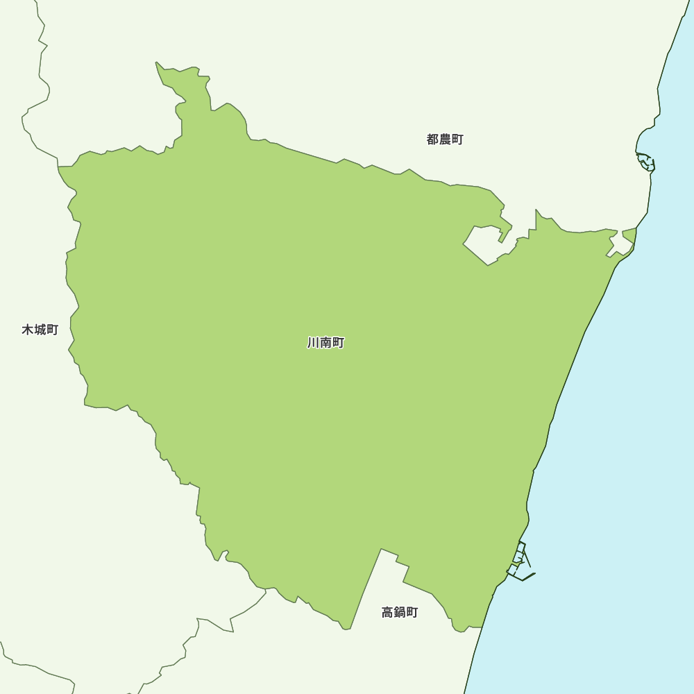 川南町のGoogleMap