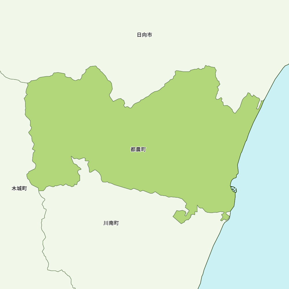 都農町のGoogleMap