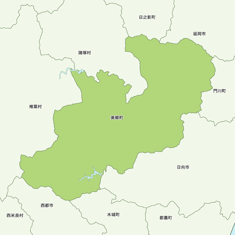 美郷町のGoogleMap