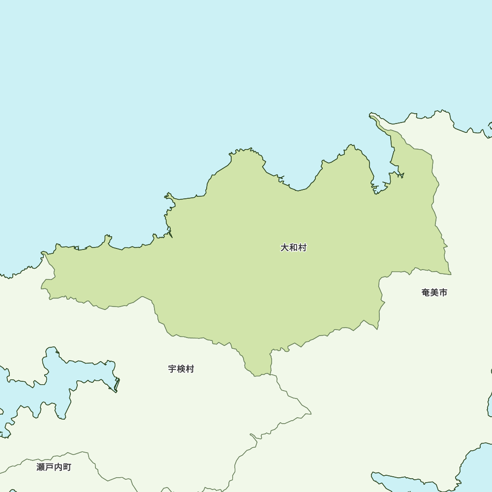 大和村のGoogleMap