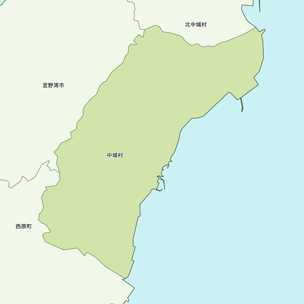 中城村のGoogleMap